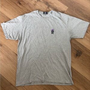 Gray STUSSY T-shirt